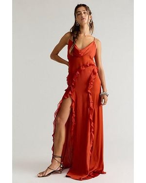 Ronny Kobo Milena Maxi Dress - Red