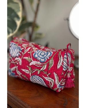 Be Deva Diya Cosmetic Bag - Red