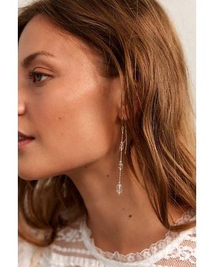 Free People Dewdrop Dangle Earrings - Natural