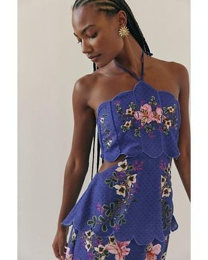 Agua Bendita Jamie Maxi Dress - Blue