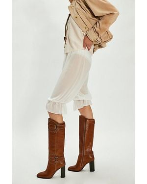 Jeffrey Campbell Daisy Buckle Boots - White