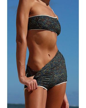 Acacia Swimwear Tommy High-Waisted Surf Bottoms - Blue