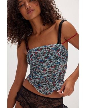 Only Hearts Strawberry Fields Rushed Cami By - Grey