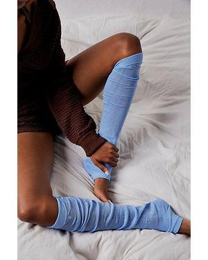 Arebesk Vintage Leg Warmers - Blue