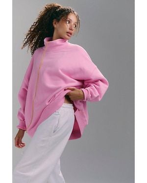 Fp Movement A Cut Above Mock Neck Pullover Sweatshirt - Multicolor