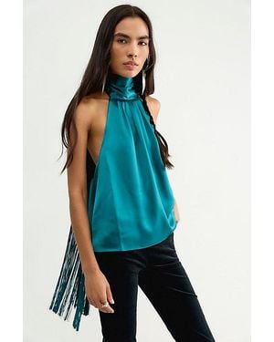 retroféte Martina Top - Blue