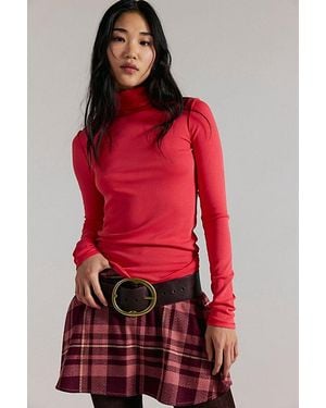 Free People We The Free Good Good Turtleneck - Red