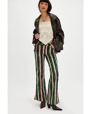 Wrangler Stripe Wanderer Mid-Rise Jeans - Multicolour