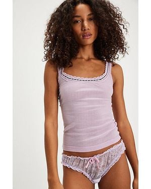 Free People Gia Bikini Undies - Purple