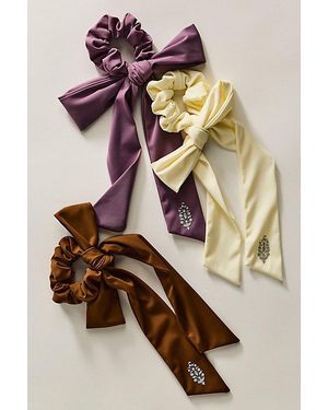 Fp Movement Pirouette Bow Scrunchie - Brown