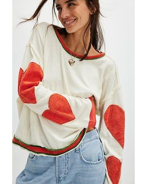 Free People You'Re A Star Tee - Red