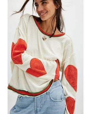 Free People You'Re A Star Tee - Red