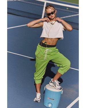 Fp Movement Flutter Cropped Sweatpants - Blue