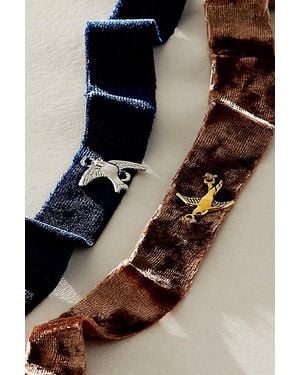 Free People Ariana Ost Country Side Choker - Black