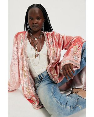 Nigel Preston Velvet Duster - Orange