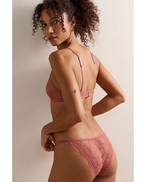 Only Hearts Whisper Sweet Nothings Brazilian Bikini Undies - Brown