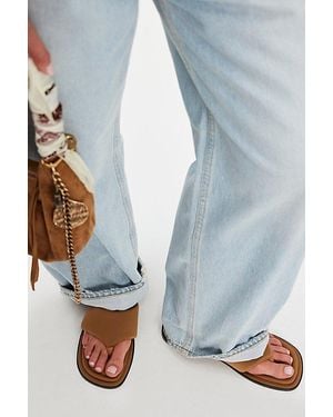 INTENTIONALLY ______ Seoul Thong Sandals By - Blue