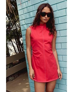 free-est Char Mini Dress By - Red