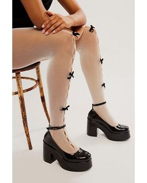Melissa Doll Heels At Free People In Black, Size: Us 9 - Natural