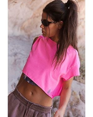 Fp Movement Hot Shot Cropped Tee - Pink