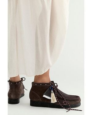 Clarks Blanche Yu Wallabee Boots - White