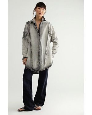 Nicholas K Gaspar Oversized Button Down Shirt - Blue