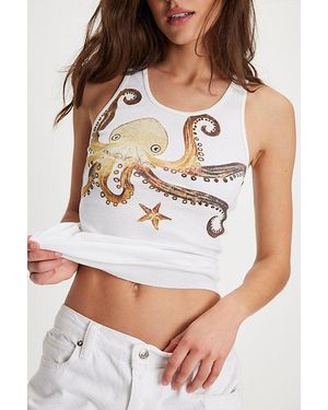 Ragabond Nocturne Tank Top By - White