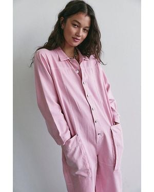 Free People Margarita Jumpsuit - Pink