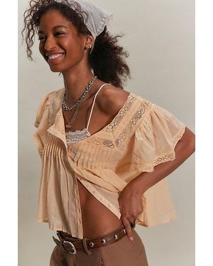 Free People Monica Top - Brown