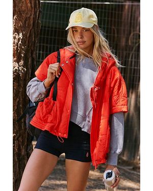 Fp Movement Happy Trails Poncho - Red