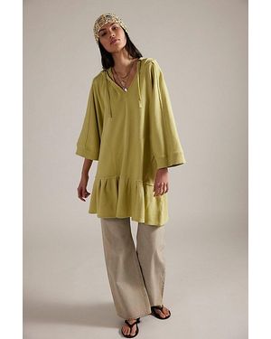 Free People Lilly Tunic Sweatshirt - Green