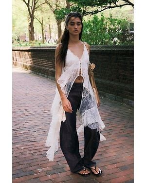 Nigel Preston Floating Angel Vest Top Jacket - Natural