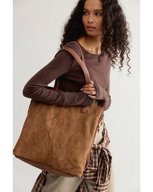 Free People Maeve Suede Tote Bag - Multicolour
