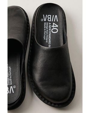 VIBAe Roma Mules - Black