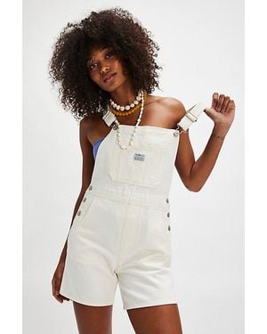 Levi's Utility Shortalls - White