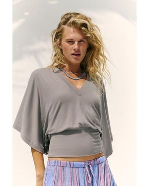 free-est Birdie Top By - Grey