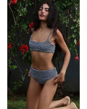 Aila Blue Alice Bikini Top - Black