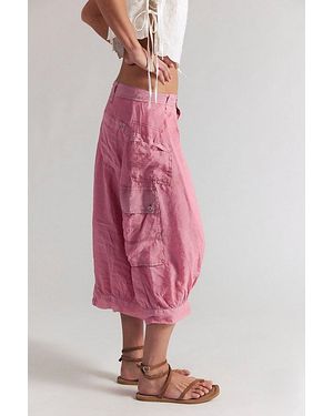 Free People Rogue Cargo Skirt - Pink