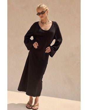free-est Frances Jumper Maxi Dress By - Black