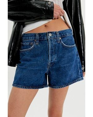 Agolde Parker Long Shorts - Blue