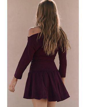 Free People Izi Drop-Waist Mini Dress in Green | Lyst Free People Izi Drop-Waist Mini Dress in Green | Lyst