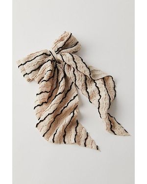 Free People Genevieve Slouchy Bow - Metallic