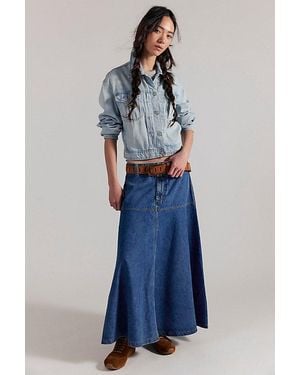 Closed Long Denim Skirt - Blue