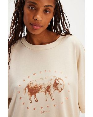 Free People Farm Friends Tee - Natural