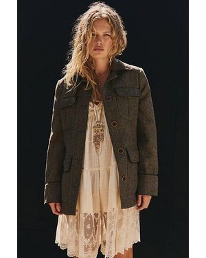 Free People Renaux Officer Jacket - Brown