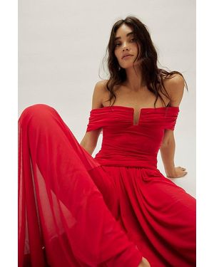 Bec & Bridge Camille Maxi Skirt Set - Red