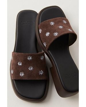 Camper Stassi Slip-On Sandals By - Black