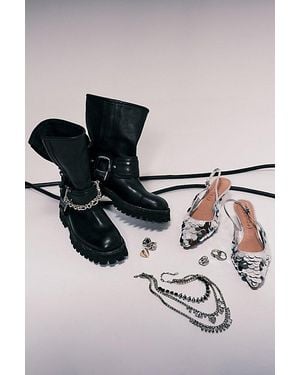 Vicenza Chandelier Sequin Heels By - Blue