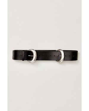 Free People Soto Double Buckle Belt - Black