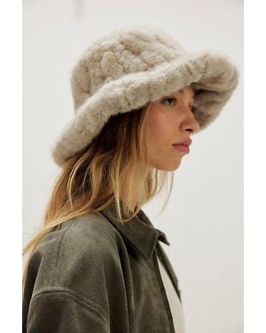 Free People Ultra Snowy Bucket Hat - Gray